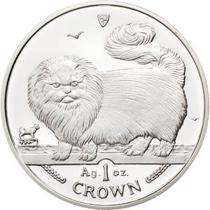 Isle of Man / Silver Ounce 1997 Crown - reverse photo