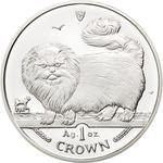 Silver Ounce 1997 Crown: Photo Coin, Isle of Man, Silver Ounce 1997 Crown / thumbnail