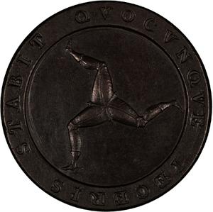 Isle of Man / Half Penny 1798 - reverse photo