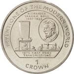 One Crown 1996 Voice Transmission: Photo Coin, Isle of Man, One Crown 1996 Voice Transmission / thumbnail