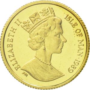 Isle of Man / Gold Twenty-fifth-Ounce 1989 Crown - obverse photo
