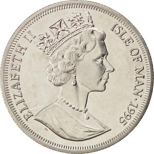 Isle of Man / One Crown 1995 Diesel Engine - obverse photo