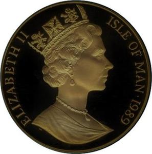 Isle of Man / Gold Twenty-five Ounces 1989 Angel - obverse photo