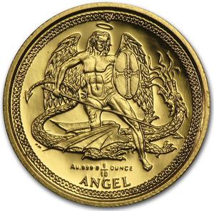 Isle of Man / Gold Tenth-Ounce 2009 Angel - reverse photo