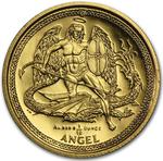 Gold Tenth-Ounce 2009 Angel: Photo 2009 Isle of Man 1/10 oz Proof Gold Angel / thumbnail