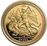 Isle of Man / Gold Tenth-Ounce 1984 Angel - reverse photo