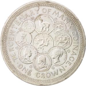 Isle of Man / One Crown 1979 Manx Coinage - reverse photo