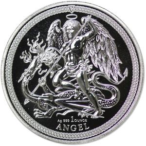 Isle of Man / Silver Ounce 2024 Angel - reverse photo