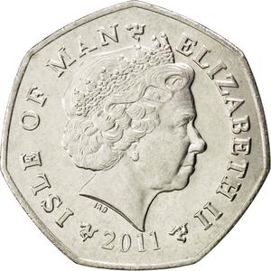 Isle of Man / Fifty Pence 2011 - obverse photo