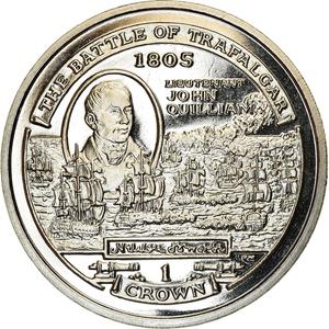 Isle of Man / One Crown 2004 Battle of Trafalgar - reverse photo