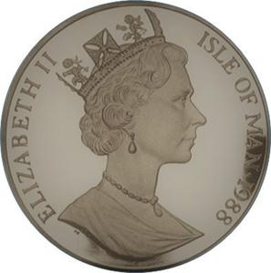 Isle of Man / Silver Twenty Ounces 1988 Angel - obverse photo