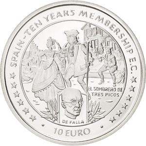 Isle of Man / Ten Euro 1996 Spain - reverse photo