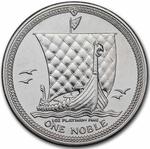 Platinum Ounce 1985 Noble: Photo 1985 Isle of Man 1 oz Platinum Noble BU / thumbnail