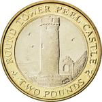Two Pounds 2011: Photo Coin, Isle of Man, Two Pounds 2011 Round Tower / thumbnail