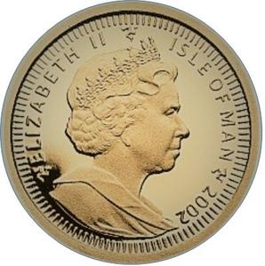 Isle of Man / Gold Twentieth-Ounce 2002 Angel - obverse photo