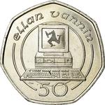 Fifty Pence 1988: Photo Coin, Isle of Man, Fifty Pence 1988 / thumbnail