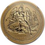 Isle of Man / Gold Ounce 2015 Angel / Incuse Proof - reverse photo