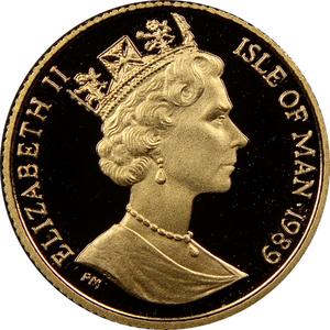 Isle of Man / Gold Twentieth-Ounce 1989 Angel - obverse photo