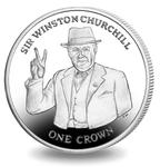 One Crown 2015 Sir Winston Churchill: Photo Coin, Isle of Man, One Crown 2015 Sir Winston Churchill / thumbnail