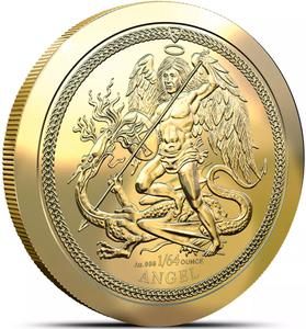 Isle of Man / Gold Half Gram 2024 Angel - reverse photo