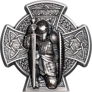Isle of Man / Silver Three Ounces 2019 Manannán - First King of Mann - reverse photo