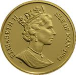 Isle of Man / Gold Quarter Ounce 1994 Angel / Piedfort - obverse photo