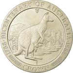 One Crown 1988 Australia - Kangaroo: Photo Coin, Isle of Man, One Crown 1988 Australia - Kangaroo / thumbnail