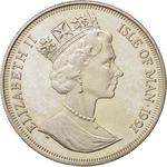 One Crown 1991 Wedding Anniversary: Photo Coin, Isle of Man, One Crown 1991 Wedding Anniversary / thumbnail