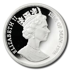 Isle of Man / One Crown 1996 King Arthur - obverse photo