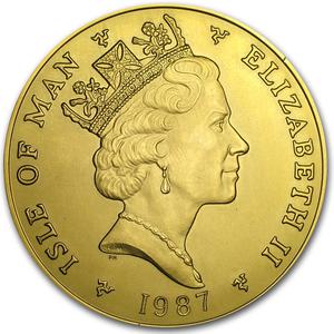 Isle of Man / Gold Ten Ounces 1987 Angel - obverse photo
