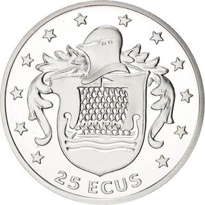 Isle of Man / Twenty-Five Ecus 1994 - reverse photo