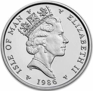 Isle of Man / Platinum Tenth-Ounce 1986 Noble - obverse photo