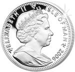 One Crown 2006 Spitfire 70th Anniversary: Photo 70th Anniversary of the Spitfire - 2006 Unc. Cupro Nickel Crown Coin - IOM / thumbnail