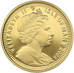 Isle of Man / Gold Tenth-Ounce 2008 Angel / Piedfort, High Relief - obverse photo
