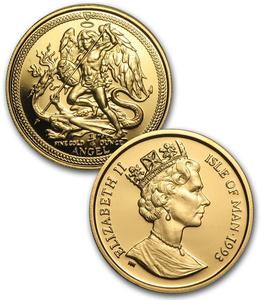 Isle of Man / Gold Quarter Ounce 1993 Angel - obverse photo