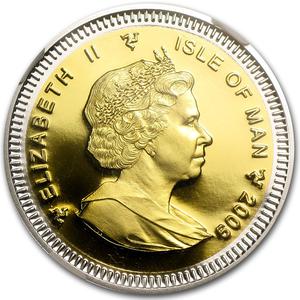 Isle of Man / Bimetallic (Gold / Silver) Ounce 2009 Noble - obverse photo