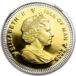 Isle of Man / Bimetallic (Gold / Silver) Ounce 2009 Noble - obverse photo