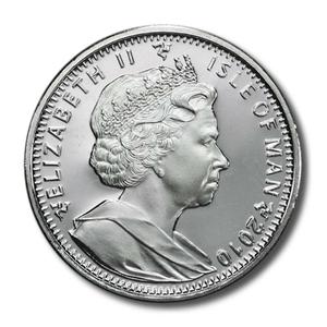 Isle of Man / One Crown 2010 Abyssinian Cat - obverse photo