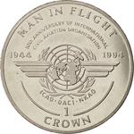 One Crown 1994 ICAO: Photo Coin, Isle of Man, One Crown 1994 ICAO / thumbnail