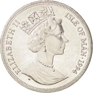 Isle of Man / One Crown 1994 Concorde - obverse photo