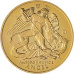 Isle of Man / Gold Ounce 2001 Angel - reverse photo