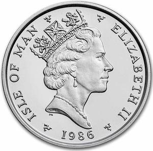 Isle of Man / Platinum Half Ounce 1986 Noble - obverse photo