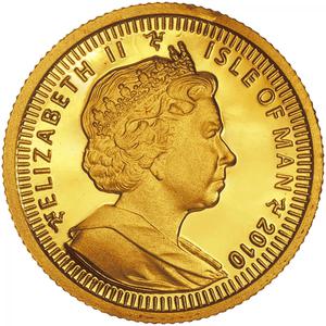 Isle of Man / Gold Twentieth-Ounce 2010 Angel - obverse photo