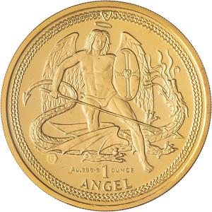 Isle of Man / Gold Ounce 2015 Angel - reverse photo