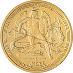 Isle of Man / Gold Ounce 2015 Angel - reverse photo