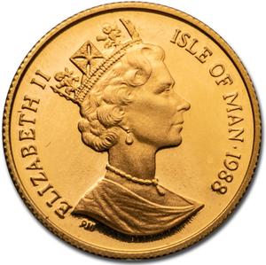 Isle of Man / Gold Tenth-Ounce 1988 Angel - obverse photo