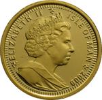 Isle of Man / Gold Tenth-Ounce 2009 Angel / Piedfort, High Relief - obverse photo