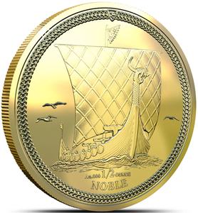 Isle of Man / Gold Half Ounce 2024 Noble - reverse photo