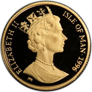 Isle of Man / Gold Twentieth-Ounce 1996 Angel - obverse photo