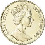 One Crown 1986 Football World Cup - Goalkeeper: Photo Coin, Isle of Man, One Crown 1986 Football World Cup - Goalkeeper / thumbnail